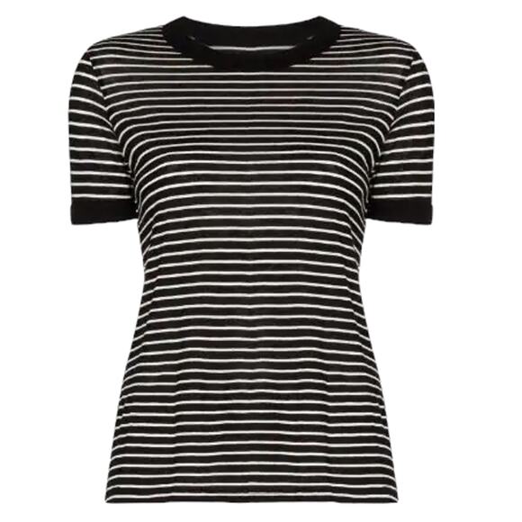 RtA Quinton Tee Black Stripe S - Picture 1 of 9